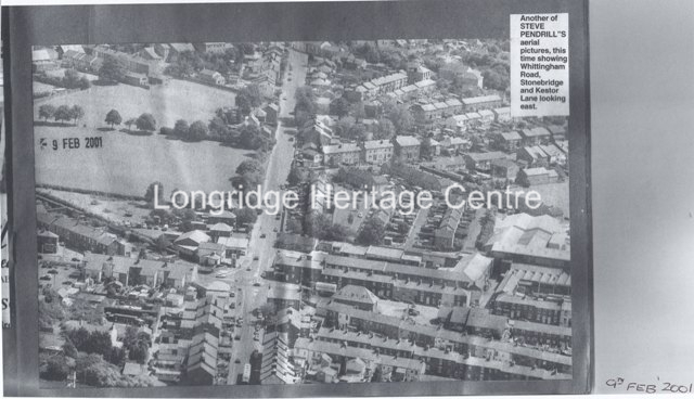 724 - Aerial View - Stone Bridge, Kestor Lane, Preston Road - 2001